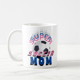 Mug Super Maman de Football Footballeuse Sportive
