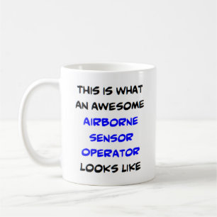 Mug super opérateur de capteurs aéroportés