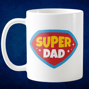 Mug Super Papa Hero Shield