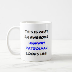 Mug super patrouilleur routier