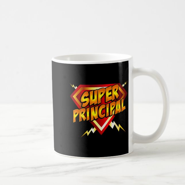 Mug Super Principal Back To School Educational Superhe (Droite)