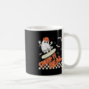 Mug Super Retro Ghost Halloween Creep It Real Boys Sk