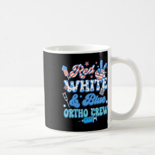 Mug Super Rouge Blanc Bleu Ortho Équipage Ortho Infirm