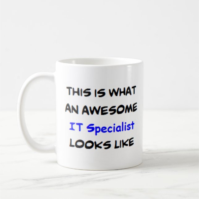 Mug super spécialiste informatique (Gauche)