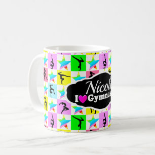 MUG SUPER STAR GYMNAST DESIGN GYMNAST