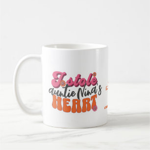 Mug Super Stole Coeur Nouveau-né Bébé Retro Girl