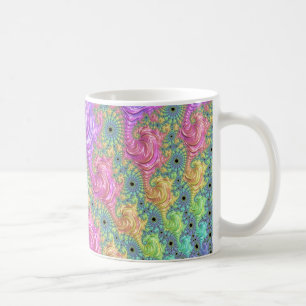 Mug Super Trippy Boho Jewel Tone arc-en-ciel Fractal