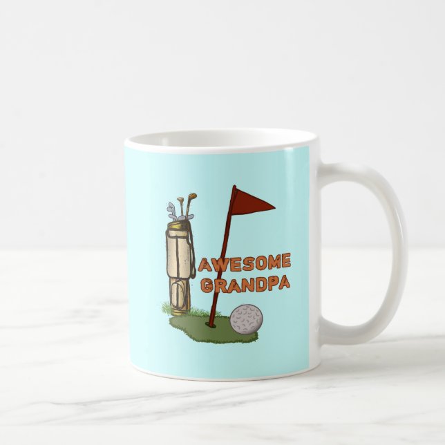 Mug Superbe Grandpa Golf (Droite)