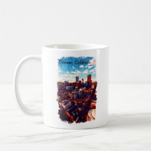 Mug Superbe vue de Denver Colorado City