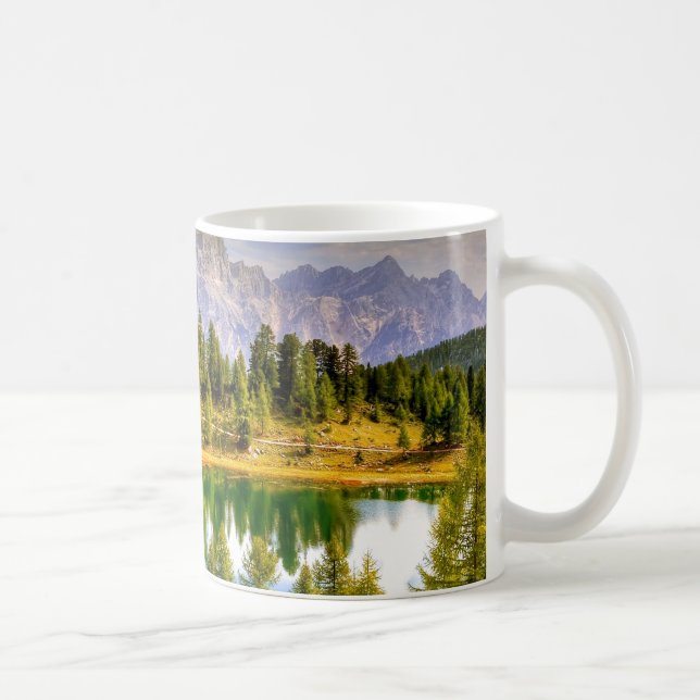 Mug Superbe vue Pittoresque sur les Dolomites en Itali (Droite)