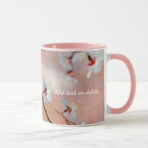 Mug Superbes fleurs japonaises d'abricot