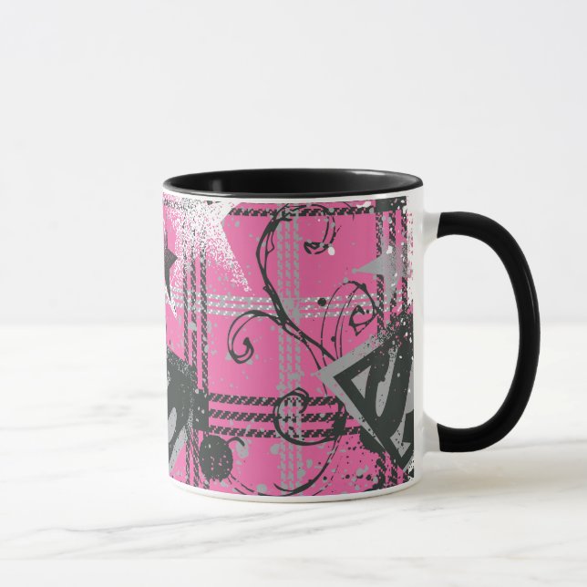 Mug Supergirl Pink SplatCarré (Droite)