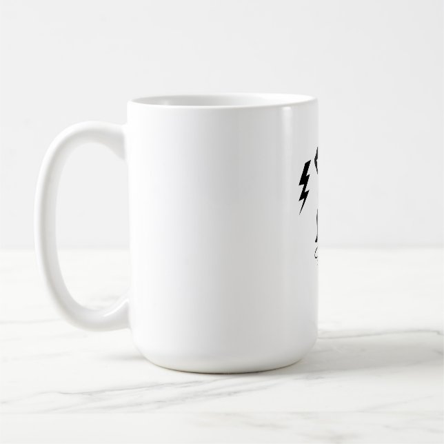 Mug Superhero papa Silhouette | Héros fête des pères (Gauche)