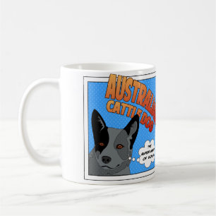Mug Superhéros australien de chien de bétail