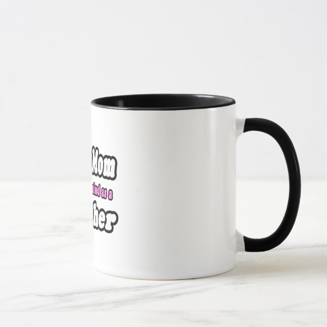 Mug SuperMaman...Professeur (Droite)