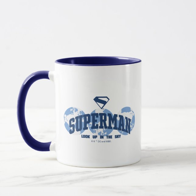 Mug Superman dans le monde (Gauche)