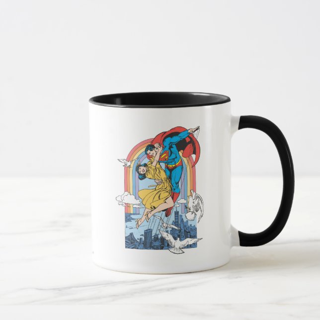 Mug Superman & Lois en jaune (Droite)