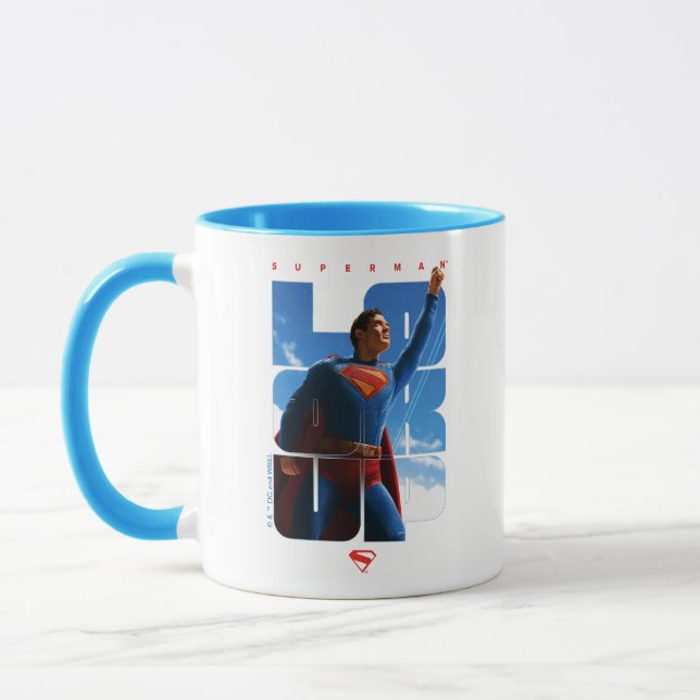 Mug Superman regarde Pose (Gauche)