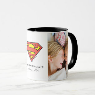 Mug Superman S-Shield Meilleure photo grand-mère
