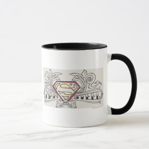 Mug Superman Stylisé   Logo Texture