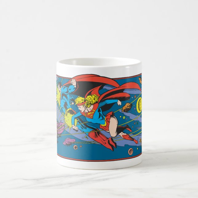 Mug Superman & Supergirl Flying (Centre)