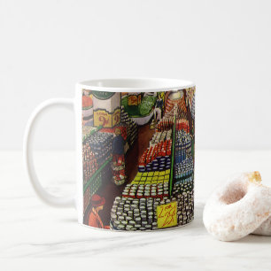 Mug Supermarché d'affaires vintage, aliments et boisso