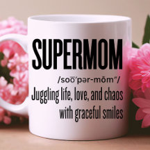Supermom Momlife Funny mignon cadeau de la fête de
