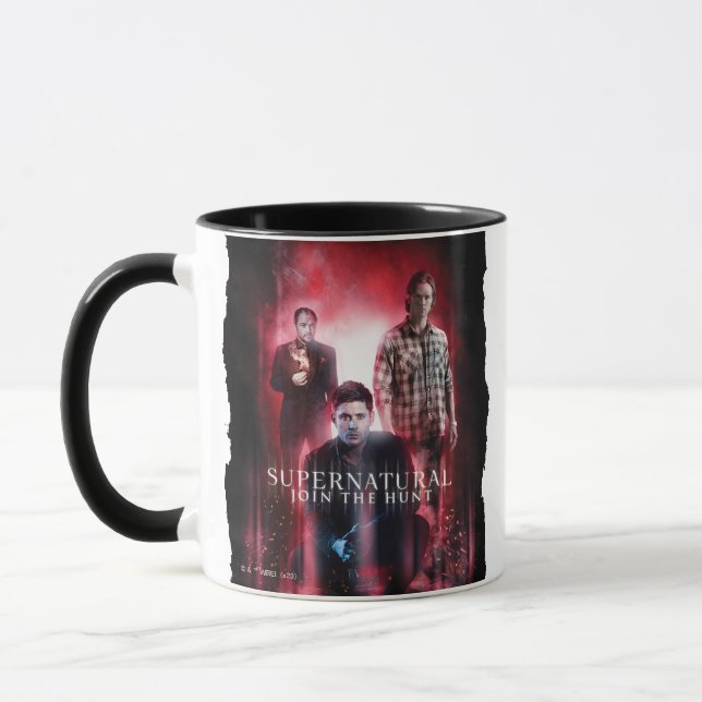 Mug Supernatural Crowley, Dean et Sam (Gauche)