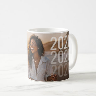 Mug Superposition d'année minimale PhotoPop pour la re