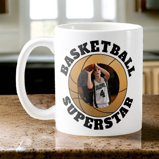 Mug Superstar du basket-ball (Photo Basketball Superstar Mug)