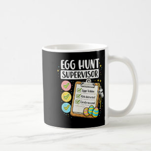 Mug Superviseur de chasse aux œufs de Pâques Hommes Fe