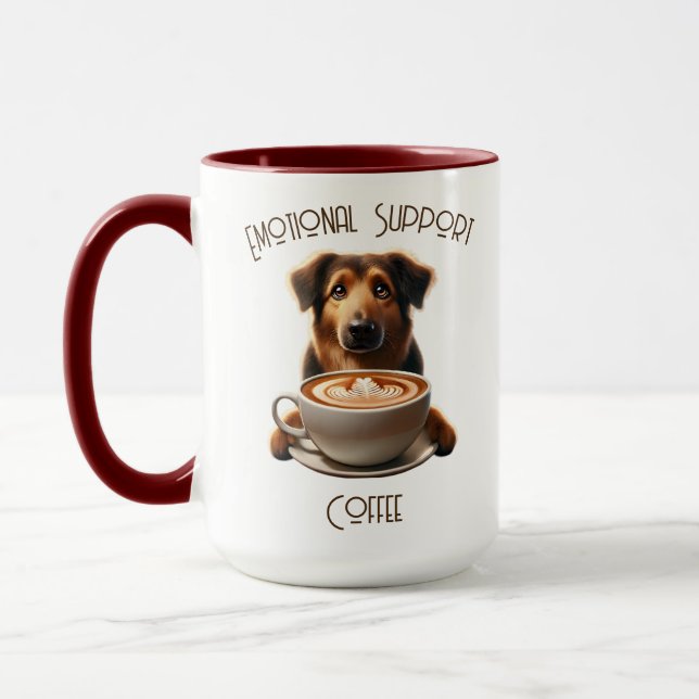 Mug Support Émotionnel Café Cute Mocha (Gauche)