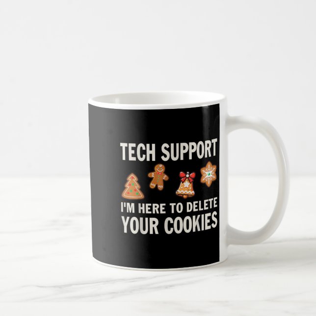 Mug Support Technique De Noël Ici Pour Supprimer Les C (Droite)