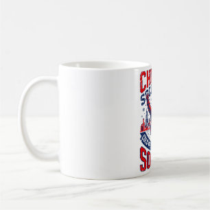 Mug Supporter de football de Chicago en hiver hurlant 