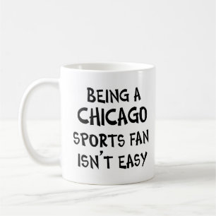 Mug supporter de sports de chicago, étant