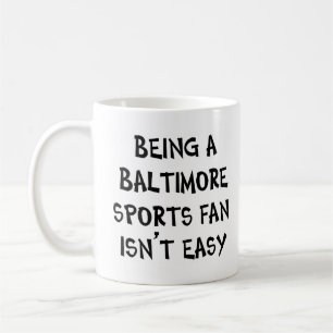 Mug supporter sportif de baltimore, être