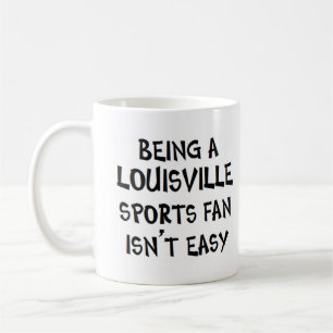 Mug supporter sportif de louisville, étant
