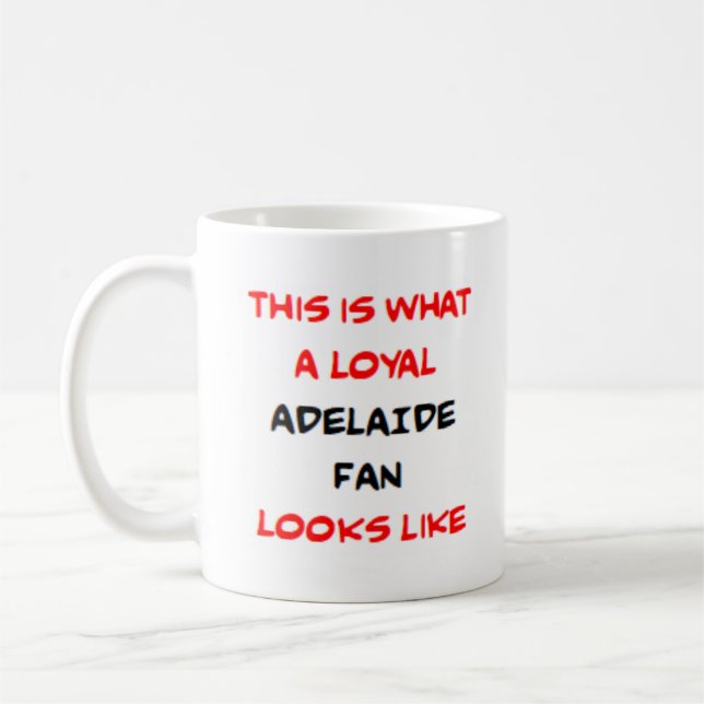 Mug supportrice d'Adélaïde, fidèle (Gauche)