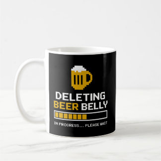 Mug Suppression du ventre de bière Veuillez patienter 