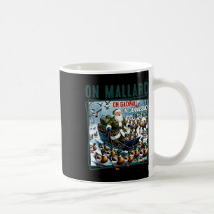 Mug Sur canard colvert sur canard chipeau Noël drôle c