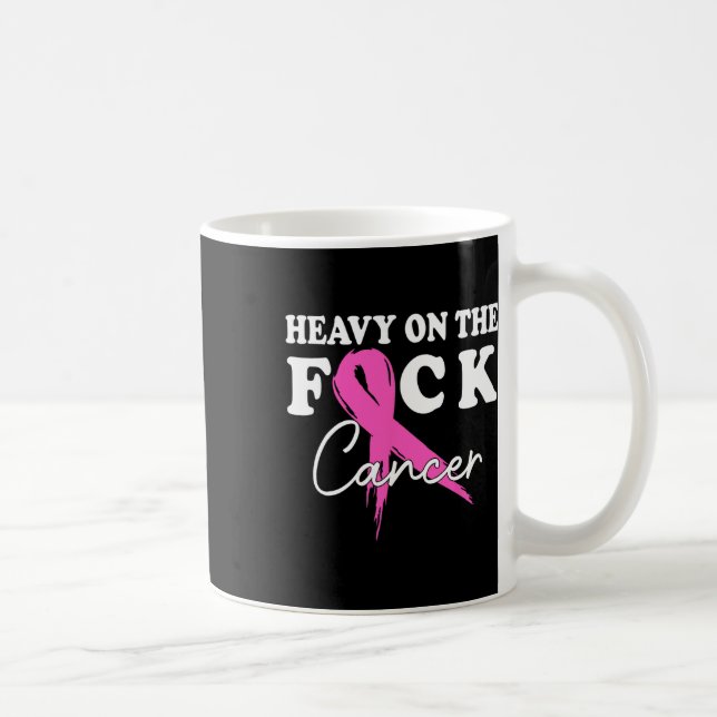 Mug Sur le cancer Survivor Soutien au cancer du sein (Droite)