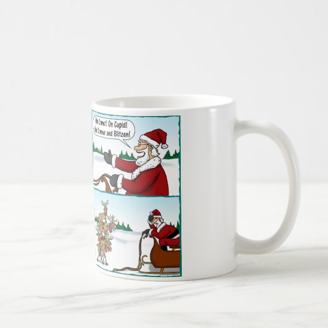 Mug Sur le renne, dessus ! (Droite)