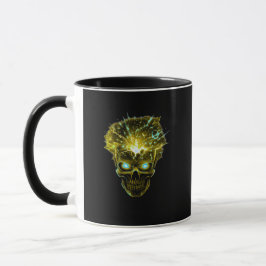 Mug Surcharge Mentale | Crâne Explosant Énergie Cosmiq