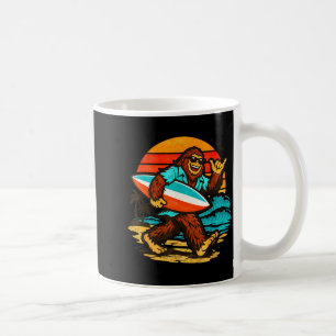 Mug Surf bigfoot rétro plage de coucher de soleil plag