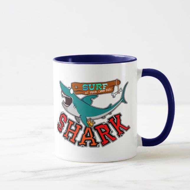Mug Surf with the shark (Droite)