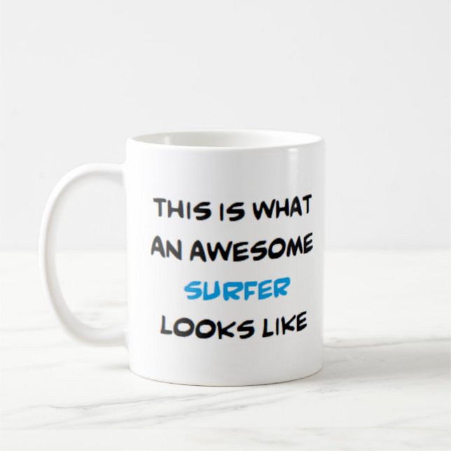 Mug surfer, génial (Gauche)