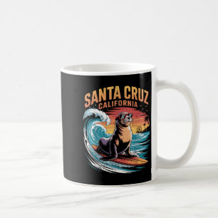Mug Surfer Surf les années 70 80s Père Noël Cruz Calif