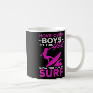 Mug Surfeur dégagez les garçons laissez cette fille vo