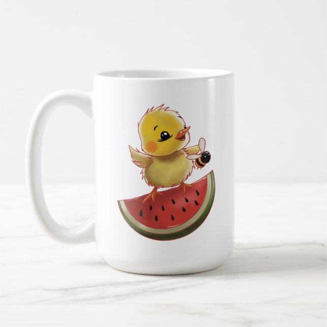 Mug Surfing on a watermelon (Gauche)