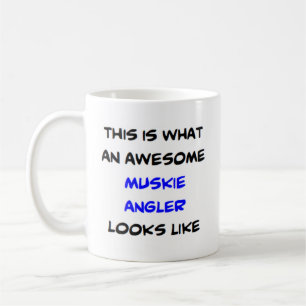 Mug surprenant pêcheur de muskie